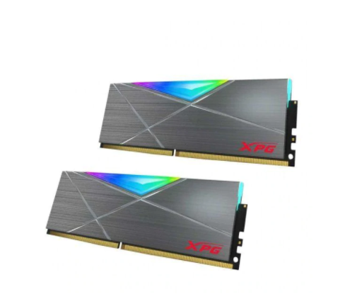 XPG 16GB Spectrix D50 RGB DDR4 3200 MHz UDIMM Memory Kit (Tungsten Gray, 2 x 8GB)