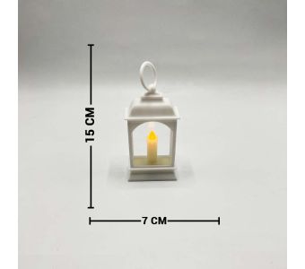 Ramadan small lantern - white - 51