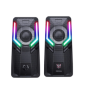 ONIKUMA G6 Gaming Speaker for PC/Phone 2.0 Channel RGB Atmosphere Light Stereo Bass 3.5mm AUX USB Wired Speaker