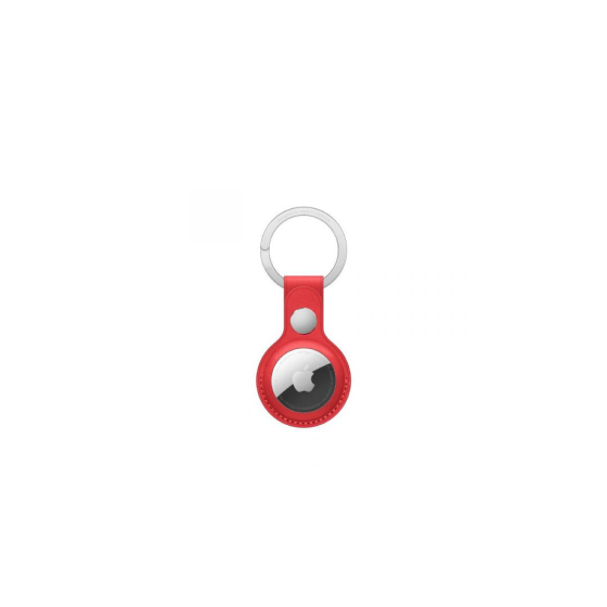AirTag Leather Key Ring (PRODUCT)RED