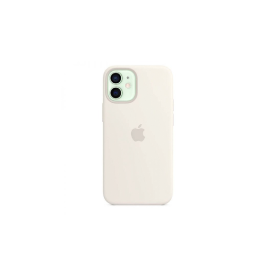 iPhone 12/12 Pro Silicone Case with MagSafe - White