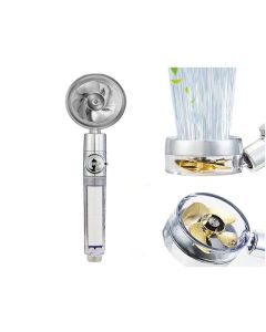 Turbo Charged Water Saving Shower with Filter