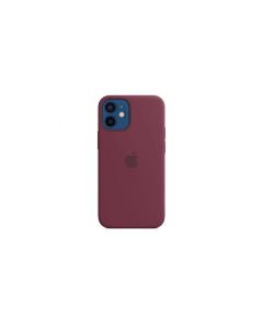 iPhone 12/12 Pro Silicone Case with MagSafe - Plum