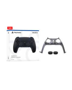 Ps5 Midnight Black Controller + PS5 Decorative Shell