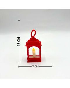 Ramadan Small Lantern -Red - 50 