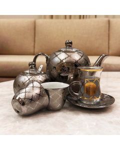 Teapot and Coffee Server- Silver-17