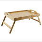 Foldable bamboo table